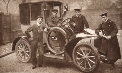 First Taxi-Cab in Liverpool, 1906